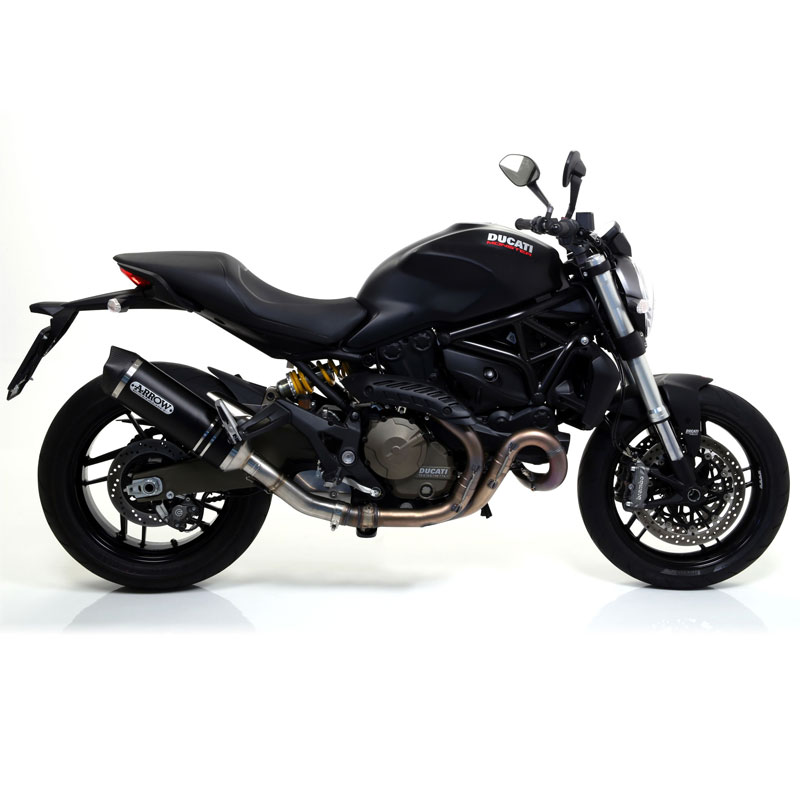 Escape aluminio negro Arrow Race Tech Ducati Monster / Diavel / MultiStrada OC